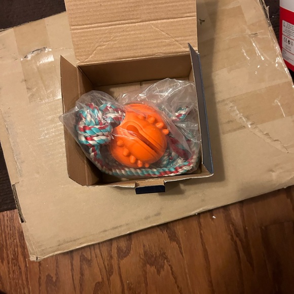 Ball🎾on Rope Dog🐕Toy For Fetch & Chew Reward & Exercise & Tug of War - Picture 2 of 10